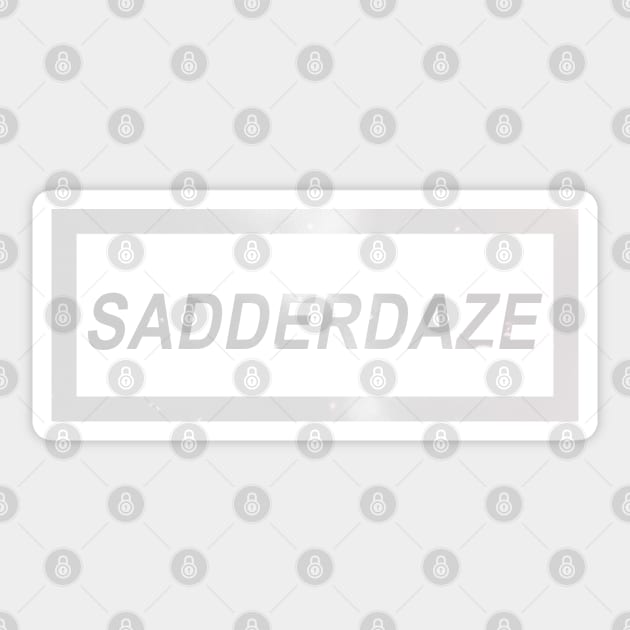 The Neighbourhood//Sadderdaze Word Only Sticker by UberGhibli